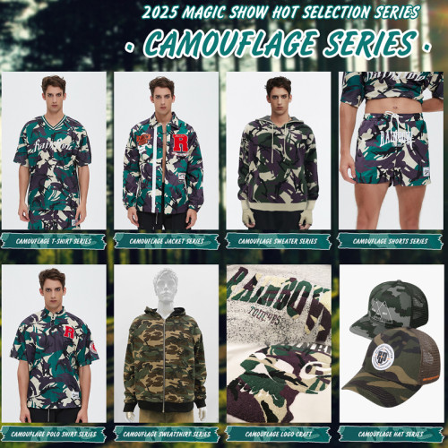 Trendy Streetwear Collection: Military-Inspired Camouflage Styles
