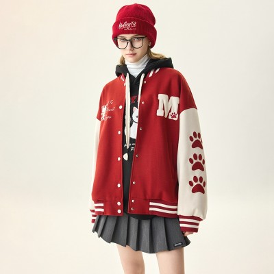 Varsity Jacket Women | Applique Chenille Embroidery | Oversized | Winter | Custom Streetwear Vendor