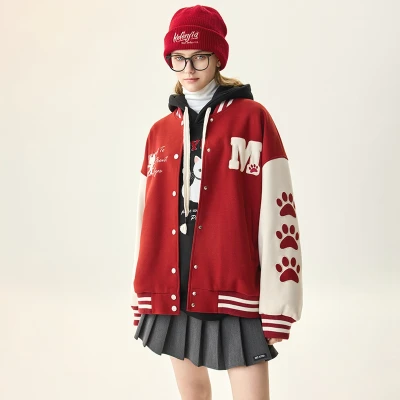 Varsity Jacket Women | Applique Chenille Embroidery | Oversized | Winter | Custom Streetwear Vendor