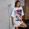 Oversized Graphic T shirts Women | Printing Heat Transfer | Streetwear Manufacturer China