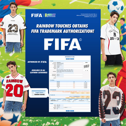 Rainbow Touches Secures FIFA World Cup™ Trademark License for Trendsetting Sports Collection