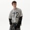 Double Layer Long Sleeve T shirt | Vintage Wash | Distressed | Streetwear Men