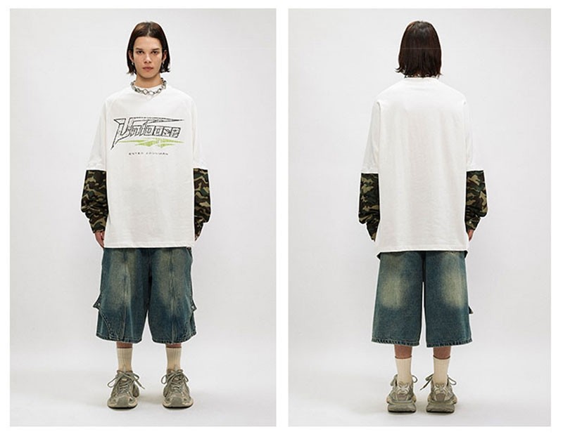 Double Layer Long Sleeve T-shirt
