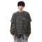Double Layer Long Sleeve T-shirt | American Retro | Camouflage | Oversized Streetwar Men