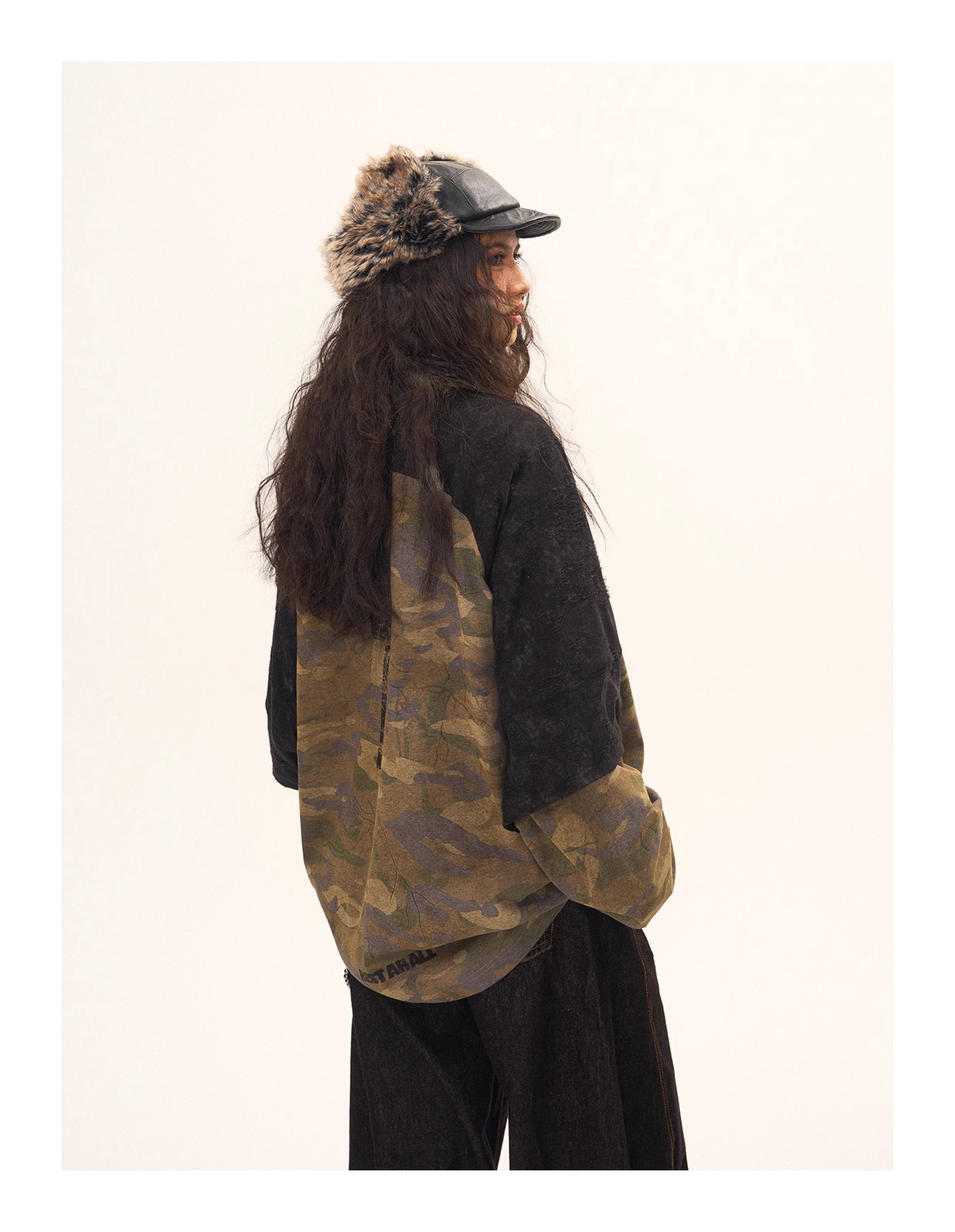 Double Layer Long Sleeve T-shirt Women