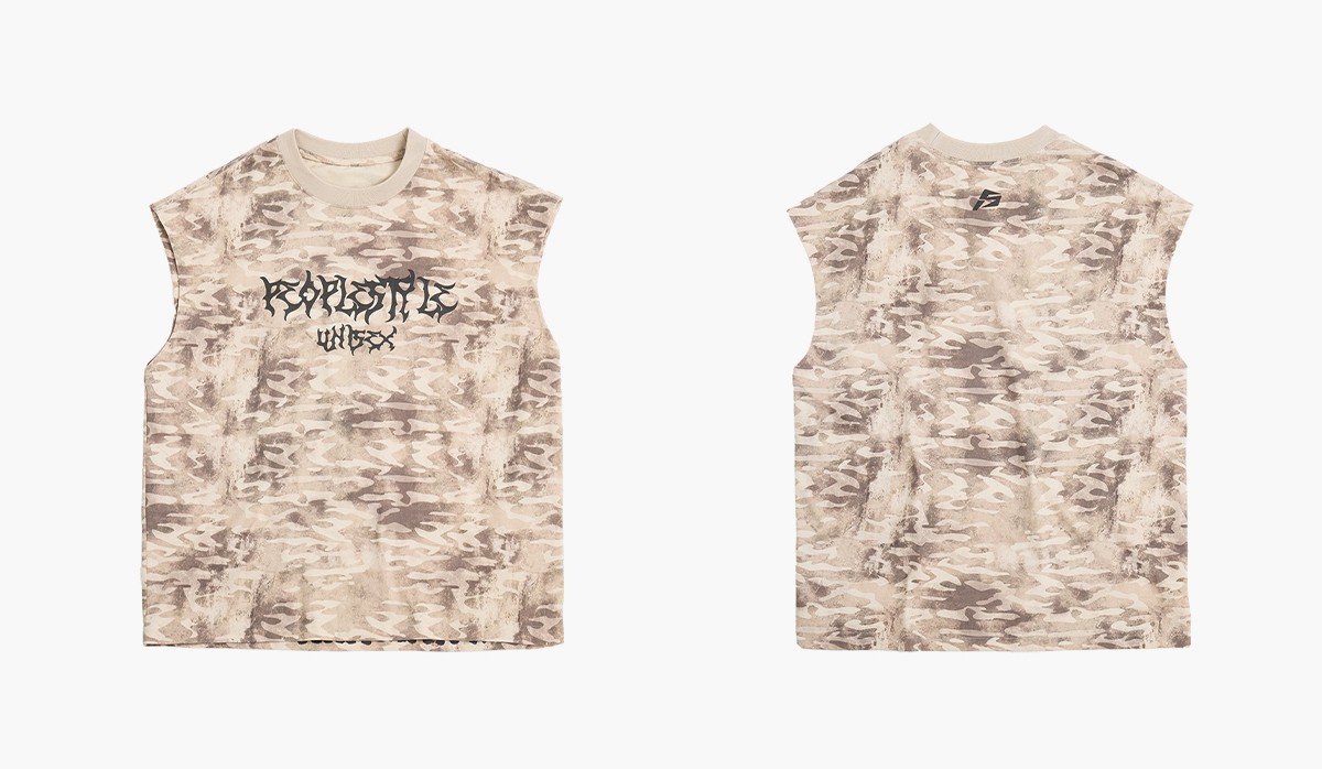 Camo Sleeveless T-shirt