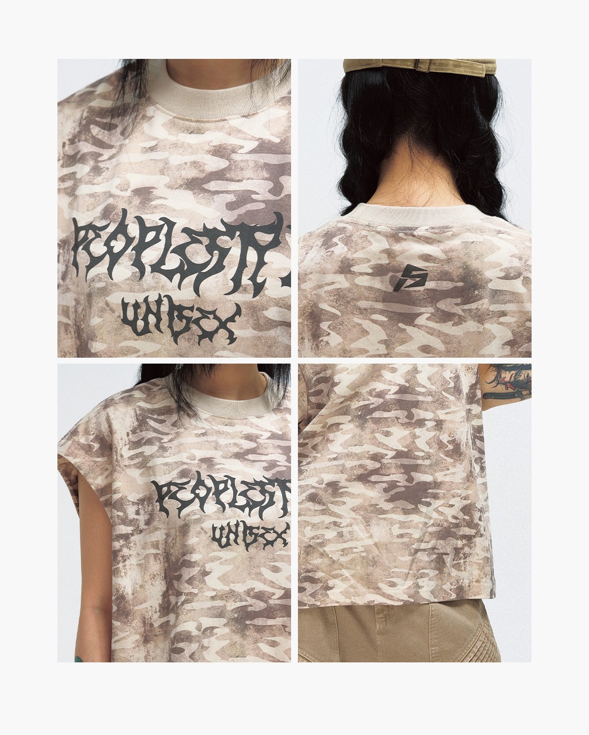 Camo Sleeveless T-shirt