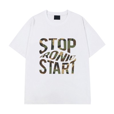 Oversized T shirt Men | Camo Letter | 100% Cotton | Streetwear | Summer 2025