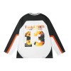 Mesh Jersey T-shirt | Beach Heat Transfer Printing | Long Sleeve | Streetwear Clothing Supplier
