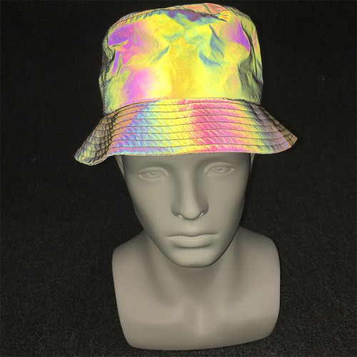 Reflective Bucket Hat Unisex | Luminous Rave Fisherman Hat Custom | Streetwear Manufacturers China