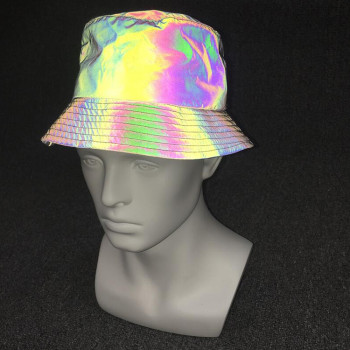 Reflective Bucket Hat Unisex | Luminous Rave Fisherman Hat Custom | Streetwear Manufacturers China