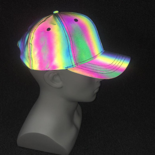 Rainbow Reflective Baseball Cap | Hip Hop | Unisex | Streetwear Manufacturer China