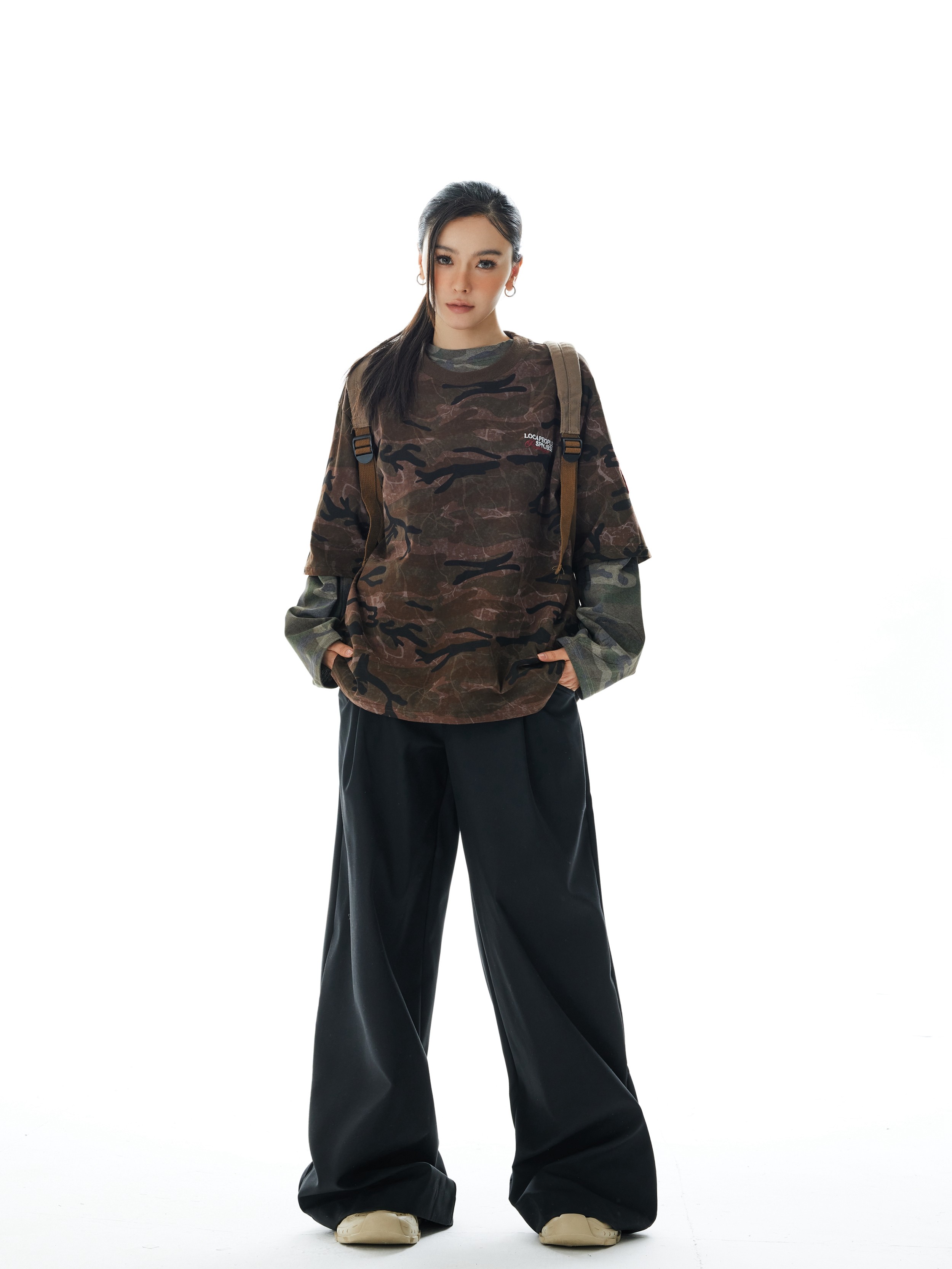Women's Oversized Camo T-shirt