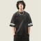 Mesh Jersey T-shirt | 240 GSM | Retro Soccer Basketball | V Neck | Y2K Clothing Men