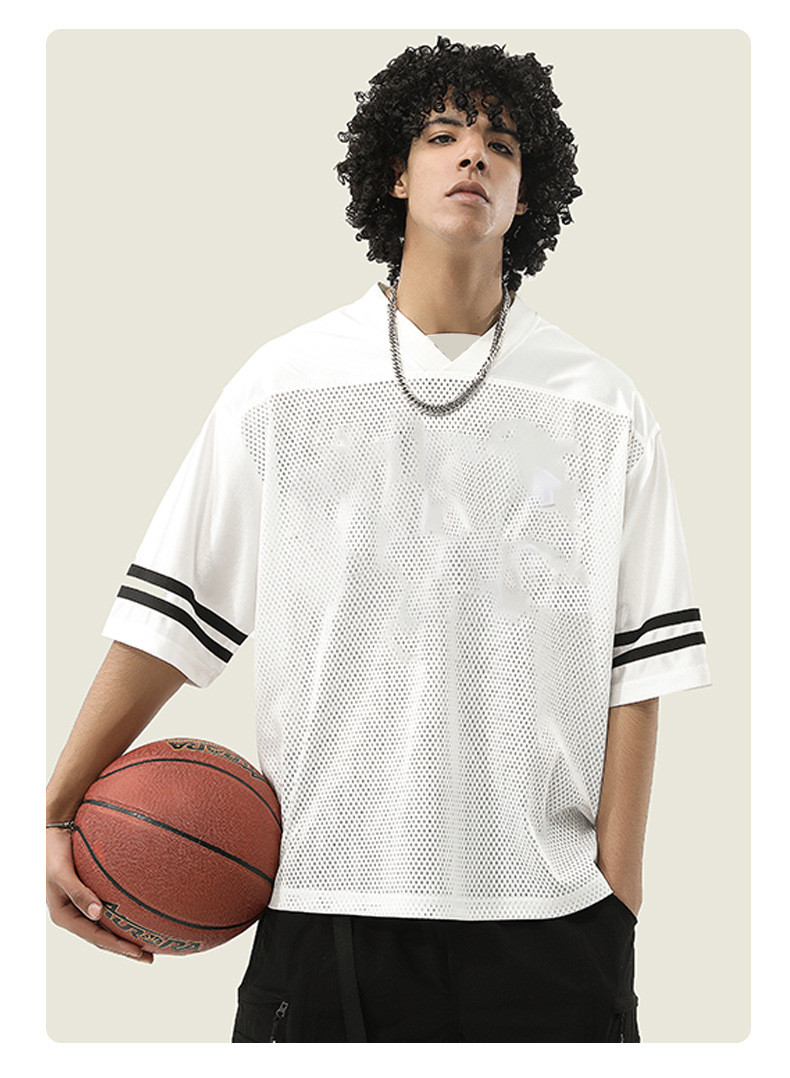 Mesh Jersey T-shirt