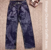 Vintage Graffiti Jeans: Wearable Art, Evolving with You