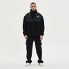 Sherpa Track Jacket Men | Reflective Logo | Zip Up | Streetwear Manufacturer China