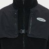 Sherpa Track Jacket Men | Reflective Logo | Zip Up | Streetwear Manufacturer China