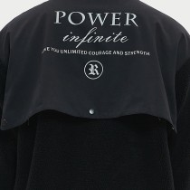 Sherpa Track Jacket Men | Reflective Logo | Zip Up | Streetwear Manufacturer China