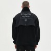 Sherpa Track Jacket Men | Reflective Logo | Zip Up | Streetwear Manufacturer China