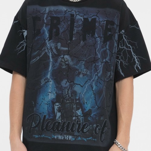 Graphic Oversized T shirt Pour Hommes | DTG Print | Heavy Weight 280 GSM | Streetwear Clothing