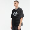 Boxy Cropped T-shirt Men | Acid Wash Sun Faded | Graphic | 260 GSM | Oversized Streetwear
