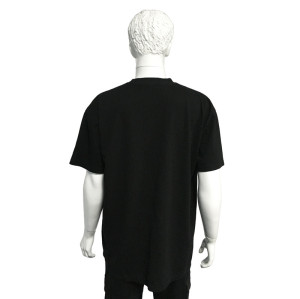 Mock Neck Oversized T shirt | Heavy Weight 260 GSM | Custom Logo | Streetwear Blank Clothing