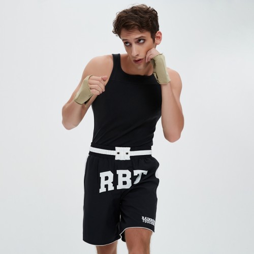 Acid Wash Ribbed Tank Top Men | Custom Sports Streewear