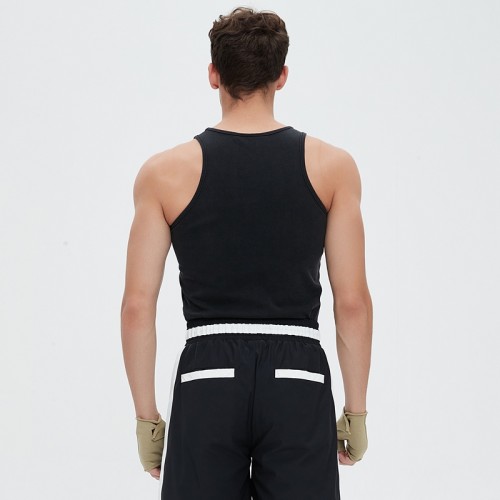 Acid Wash Ribbed Tank Top Men | Custom Sports Streewear