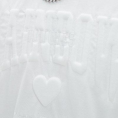 Mock Neck Boxy T-shirt Men | Padded Embroidery | Heavyweight | Custom Oversized Streetwear