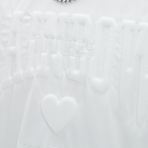Mock Neck Boxy T-shirt Men | Padded Embroidery | Heavyweight | Custom Oversized Streetwear