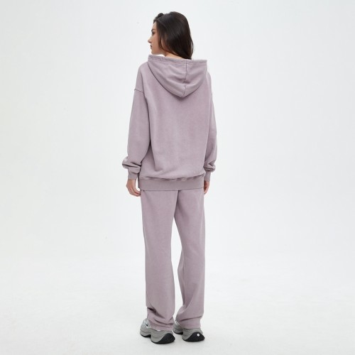 Acid Wash Tracksuit Women | Sweatpants and Hoodie Set | Heavy Weight | Custom Streetwear