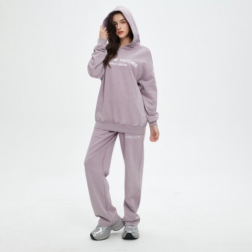 Acid Wash Tracksuit Women | Sweatpants and Hoodie Set | Heavy Weight | Custom Streetwear