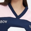 Oversized Jersey Women | V Neck | With Logo Print | Customize T-shirt