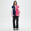 Color Block Varsity Jacket | Chenille Emrboidered and Print | Streetwear Women