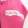 Color Block Varsity Jacket | Chenille Emrboidered and Print | Streetwear Women