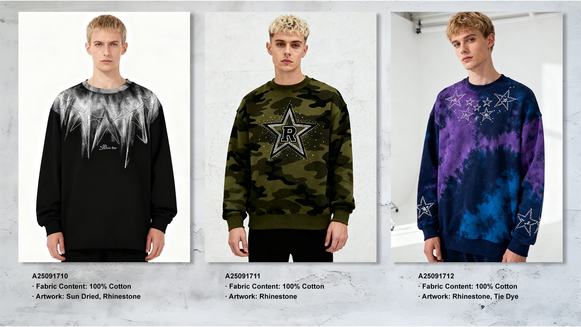 rhinestone hoodie