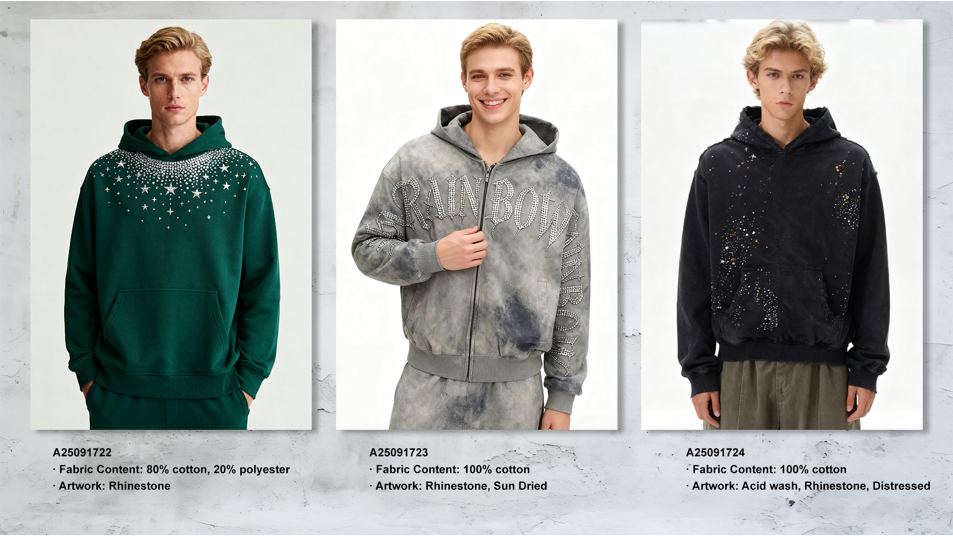 rhinestone hoodie