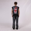 Rhinestone DTG Tank Top Men | Acid Wash | Custom Sports Streewear