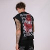 Rhinestone DTG Tank Top Men | Acid Wash | Custom Sports Streewear