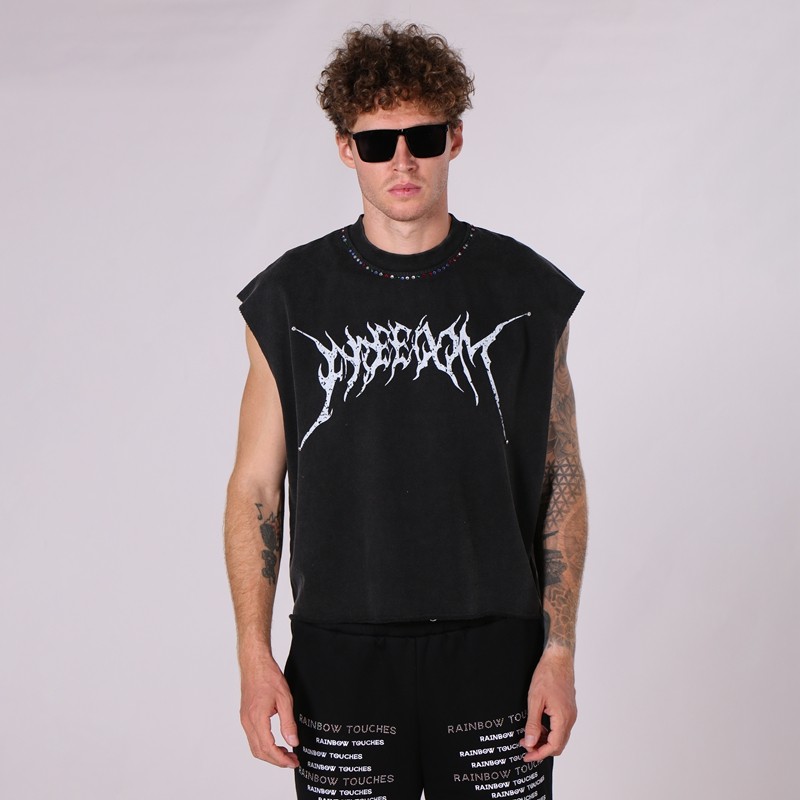 Rhinestone DTG Tank Top Men