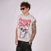 DTG Streetwear Vest Men | Raw Edge | 100% Cotton | 260GSM