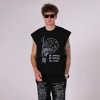 Rhinestone DTG Tank Top Men | 100% Cotton | 250gsm | Streetwear