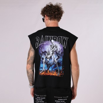 Rhinestone DTG Tank Top Men | 100% Cotton | 250gsm | Streetwear