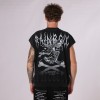 Acid Wash Distressed DTG Sleeveless Vest Men | 100% Cotton | 250gsm | Street Style