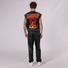Men's Acid Wash Sleeveless Vest | DTG+Spray | 100% Cotton | Streetwear