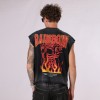 Men's Acid Wash Sleeveless Vest | DTG+Spray | 100% Cotton | Streetwear