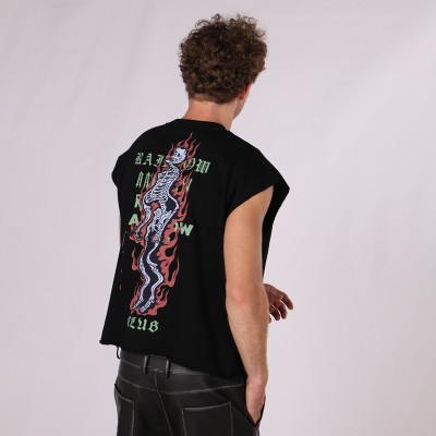 Men's DTG Sleeveless Tank Top | 280g 100% Cotton | Street Fashion | B2B Wholesale