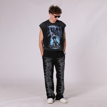 Men's Washed Sleeveless Tank Top | DTG + Spray | 250g 100% Cotton | Street Style | B2B Sales