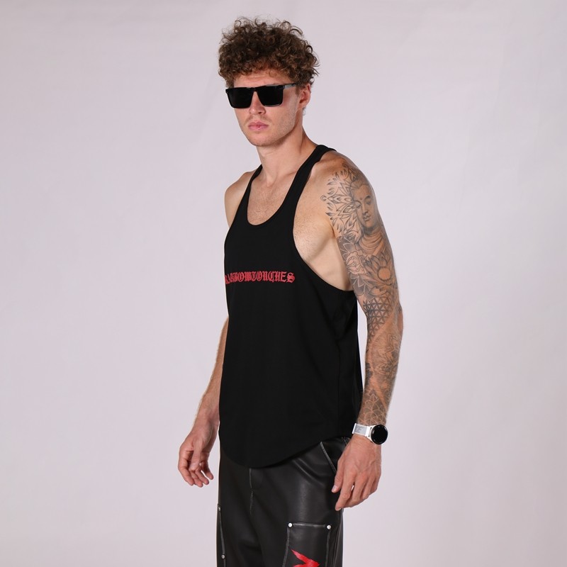 Men's Puff Print Sports Vest